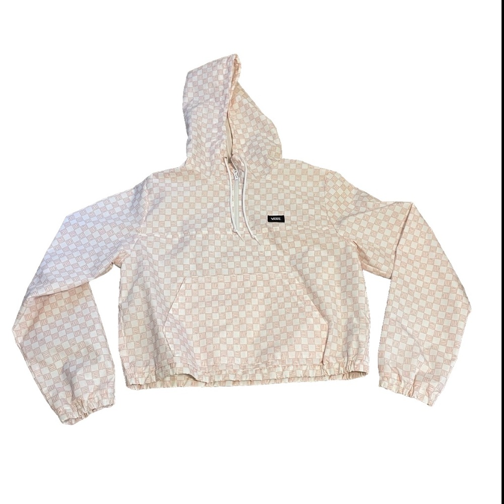 Vans half zip cropped windbreaker